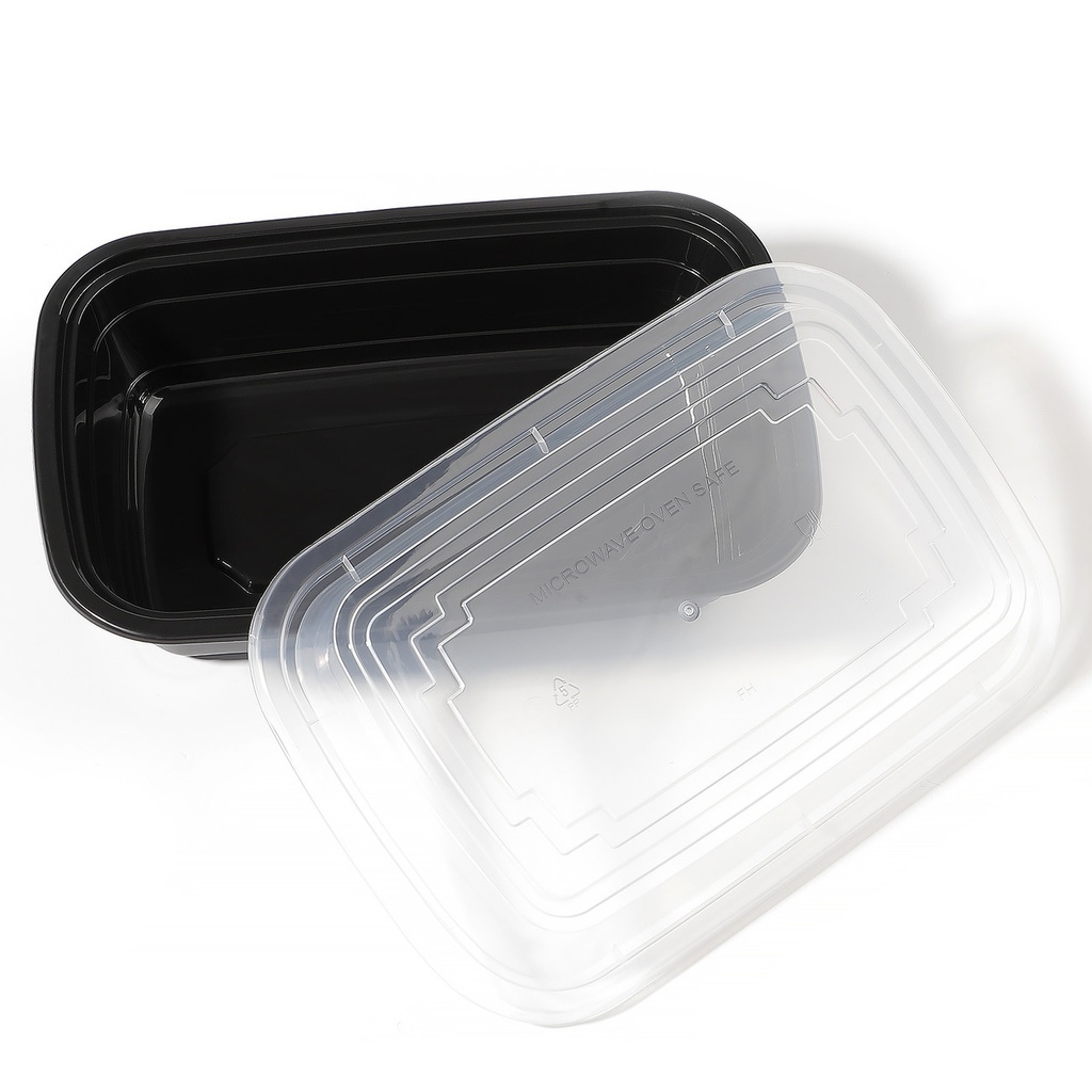 16 OZ CURRY CONTAINER F16B (Black) (150pcs)