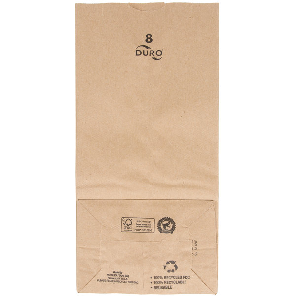 KRAFT PAPER BAG 8 LB (PAPAD BAG)500