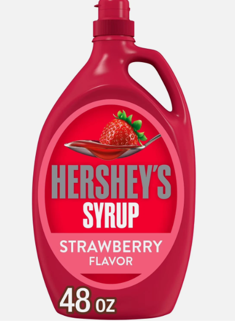 HERSHEY STRAWBERRY SYRUP 48 OZ