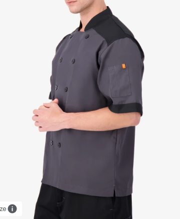 CHEF COAT BLACK