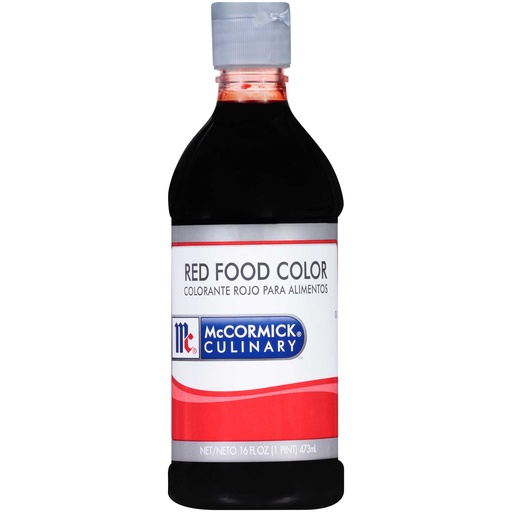 McCormick Culinary 16oz Red Food Color/ 6case
