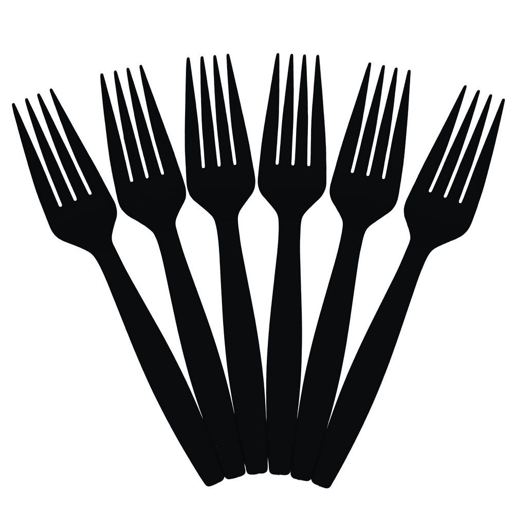 Black forks (1000pc)