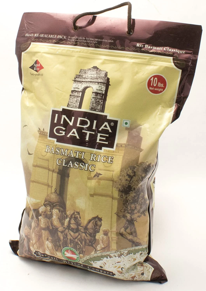 INDIA GATE CLASSIC BASMATI RICE 10 LB x 04