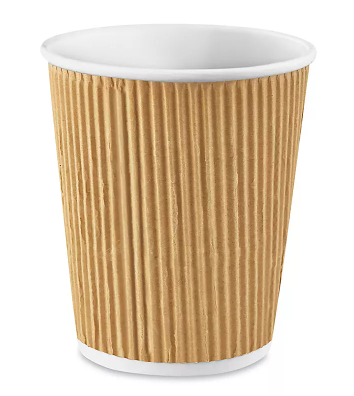 A2B RIPPLED COFFEE CUP (500 PCS)